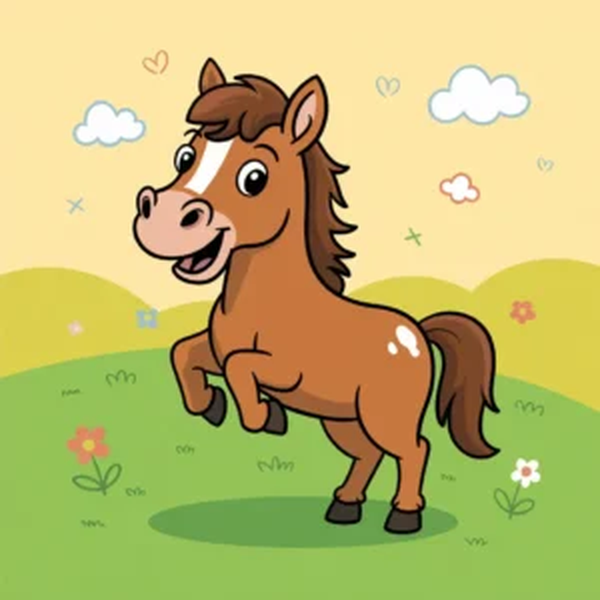 Easy Horse Drawings