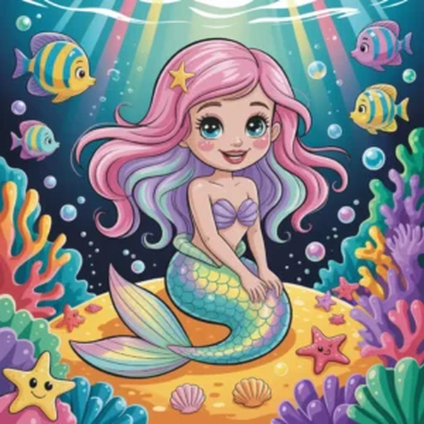 Easy Mermaid Drawings